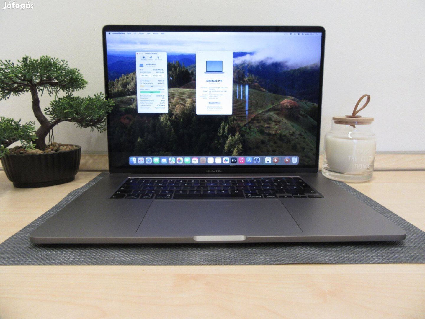 Apple Retina Macbook Pro 16 - 2019 2020-es gyártás - 27% Áfát tartalm