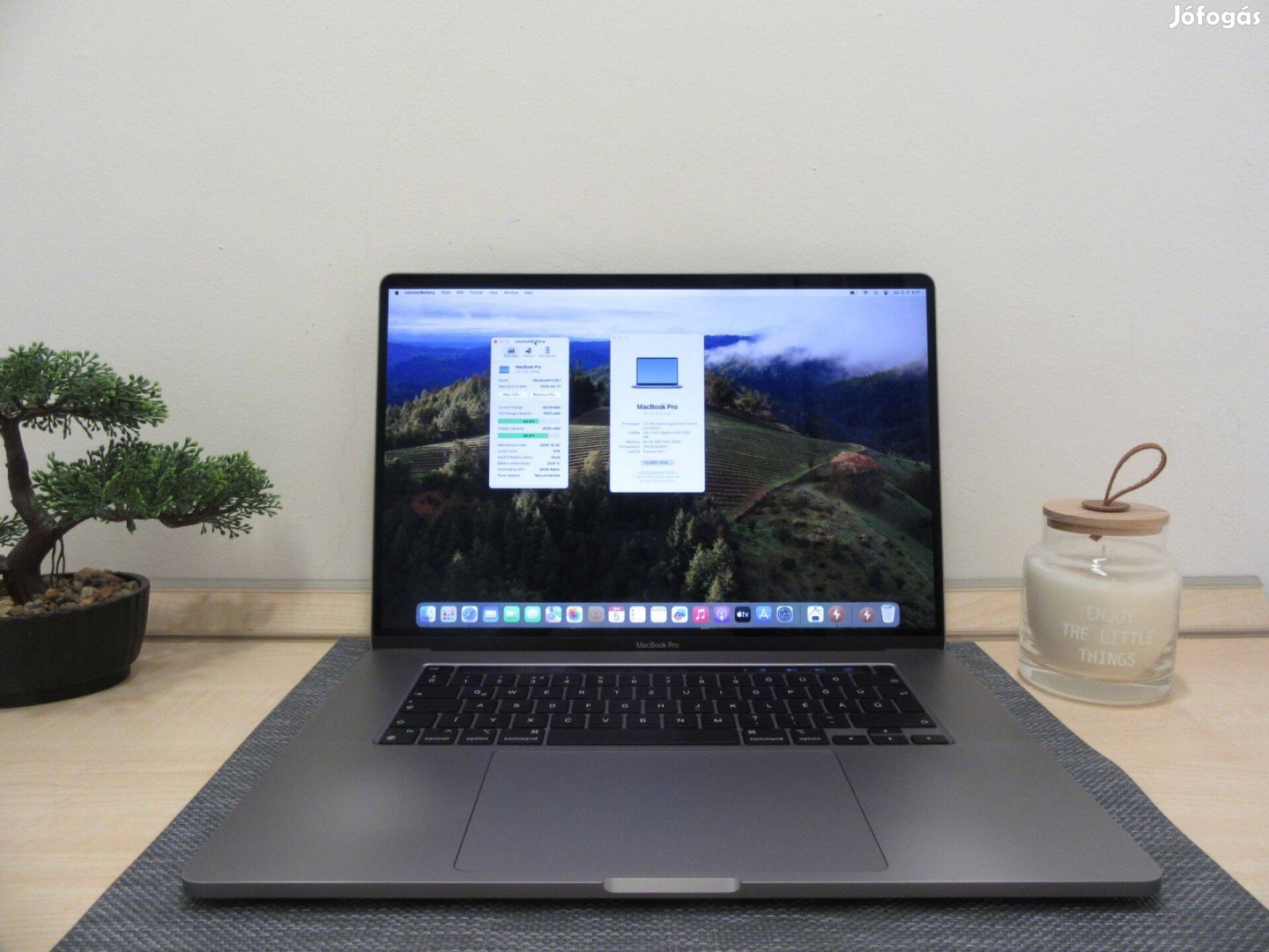 Apple Retina Macbook Pro 16 - 2019 2021 - Megkímélt - 64 GB RAM -1 TB