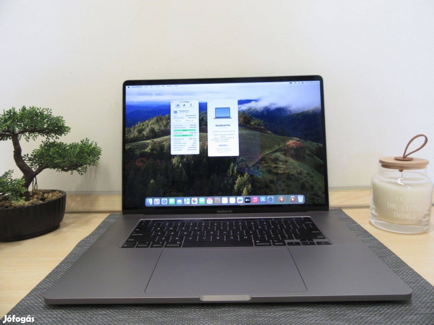 Apple Retina Macbook Pro 16 - 2019 ,2021 gyártás - Szép állapot