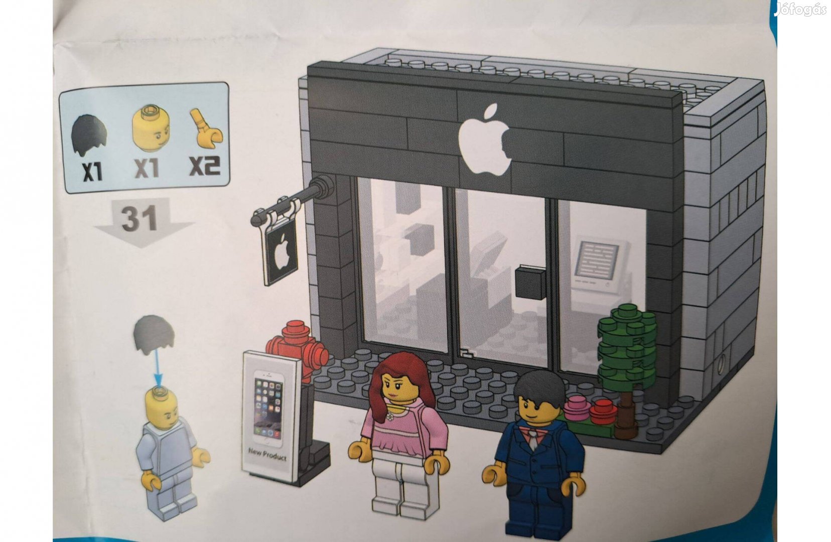 Apple Store Mini City építőjáték Lego kompatibilis