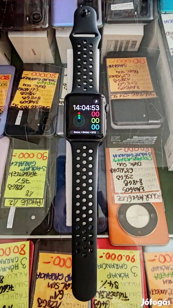 Apple Watch 3 Aluminium 42mm GPS 3 hónap garancia 95%