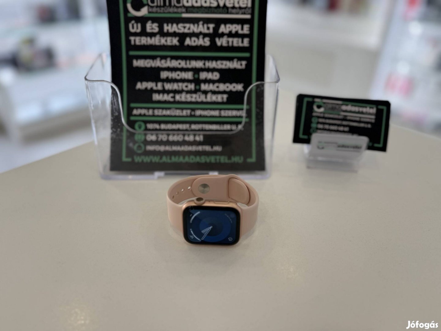 Apple Watch 5 44mm Használt/1-3 hónap gar./Akku 90%/p3781/