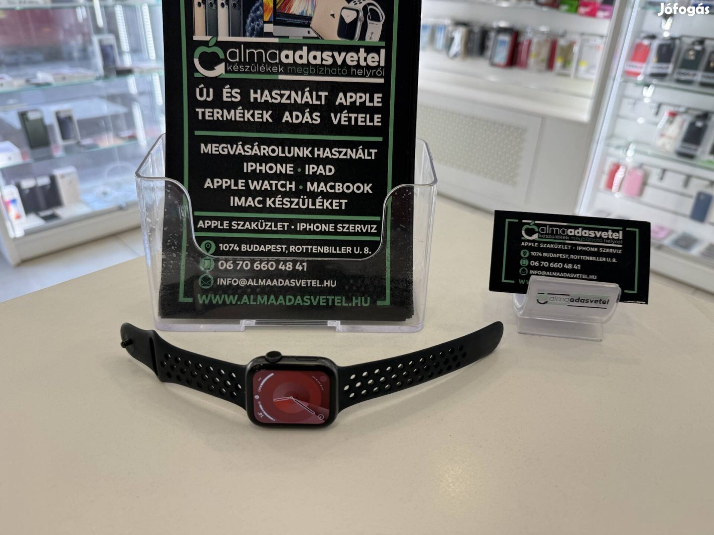 Apple Watch 5 44mm Használt/1 hónap gar./Akku 91%/p3701