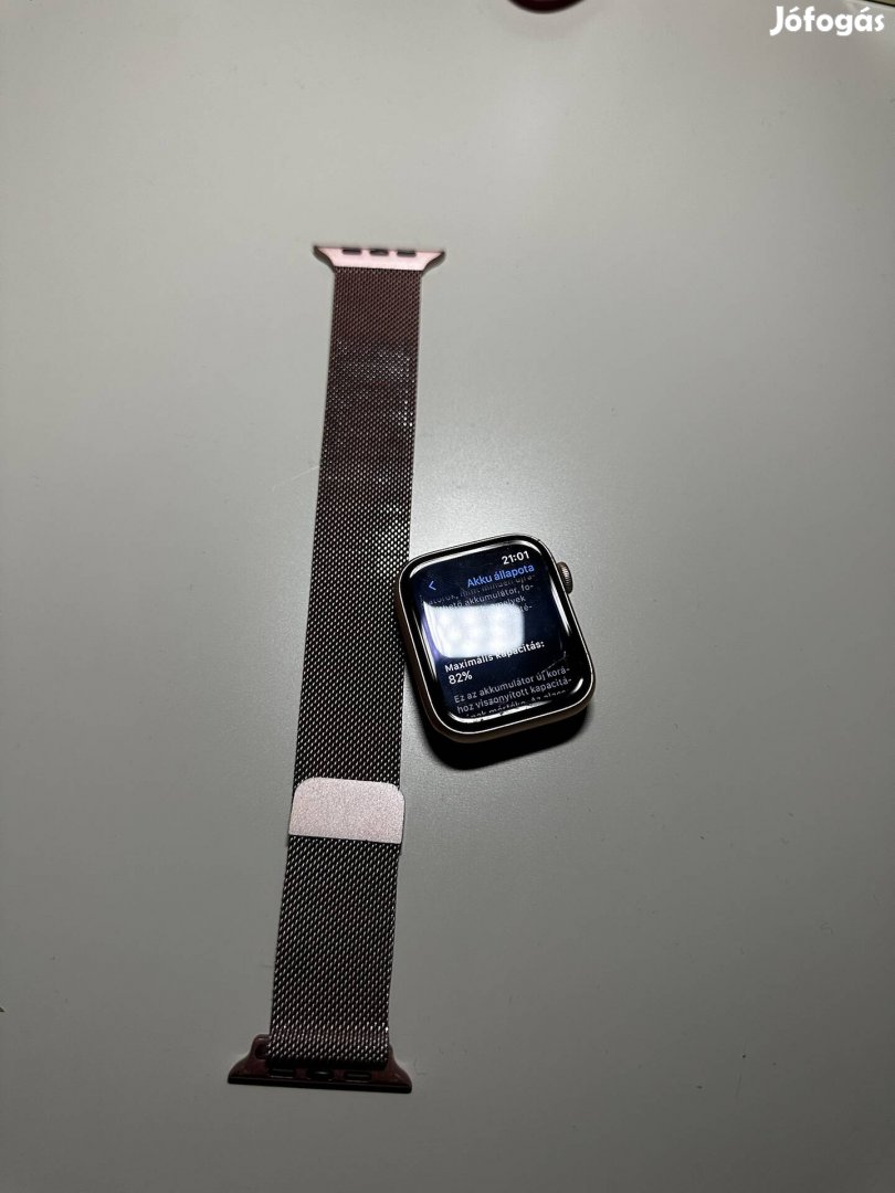 Apple Watch 5 44mm Rosegold 82akkumulátor.