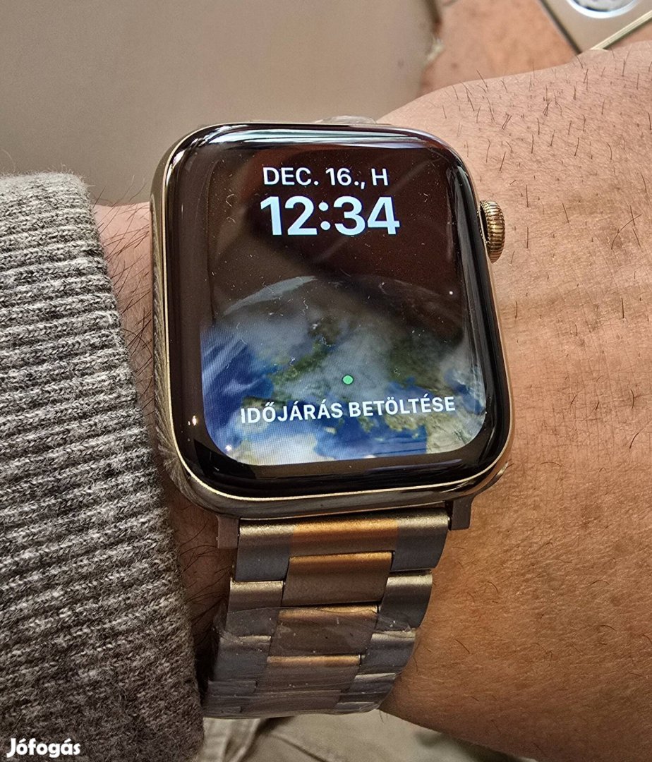 Apple Watch 6 acéltokos zafír üveges Lte