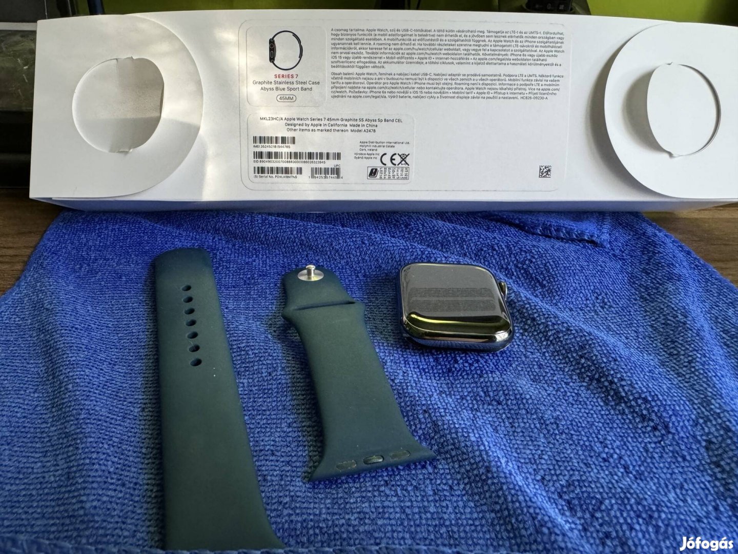 Apple Watch 7 45mm stainless steel graphite