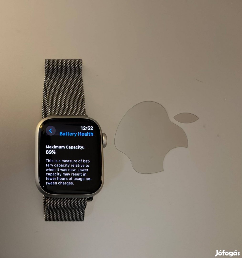 Apple Watch 8 GPS ezüst