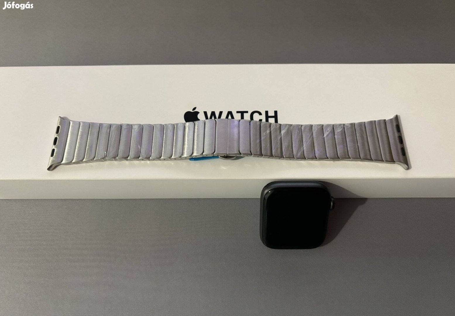 Apple Watch Rozsdamentes Acél Szíj (Ezüst 42,44,45 és 49mm)