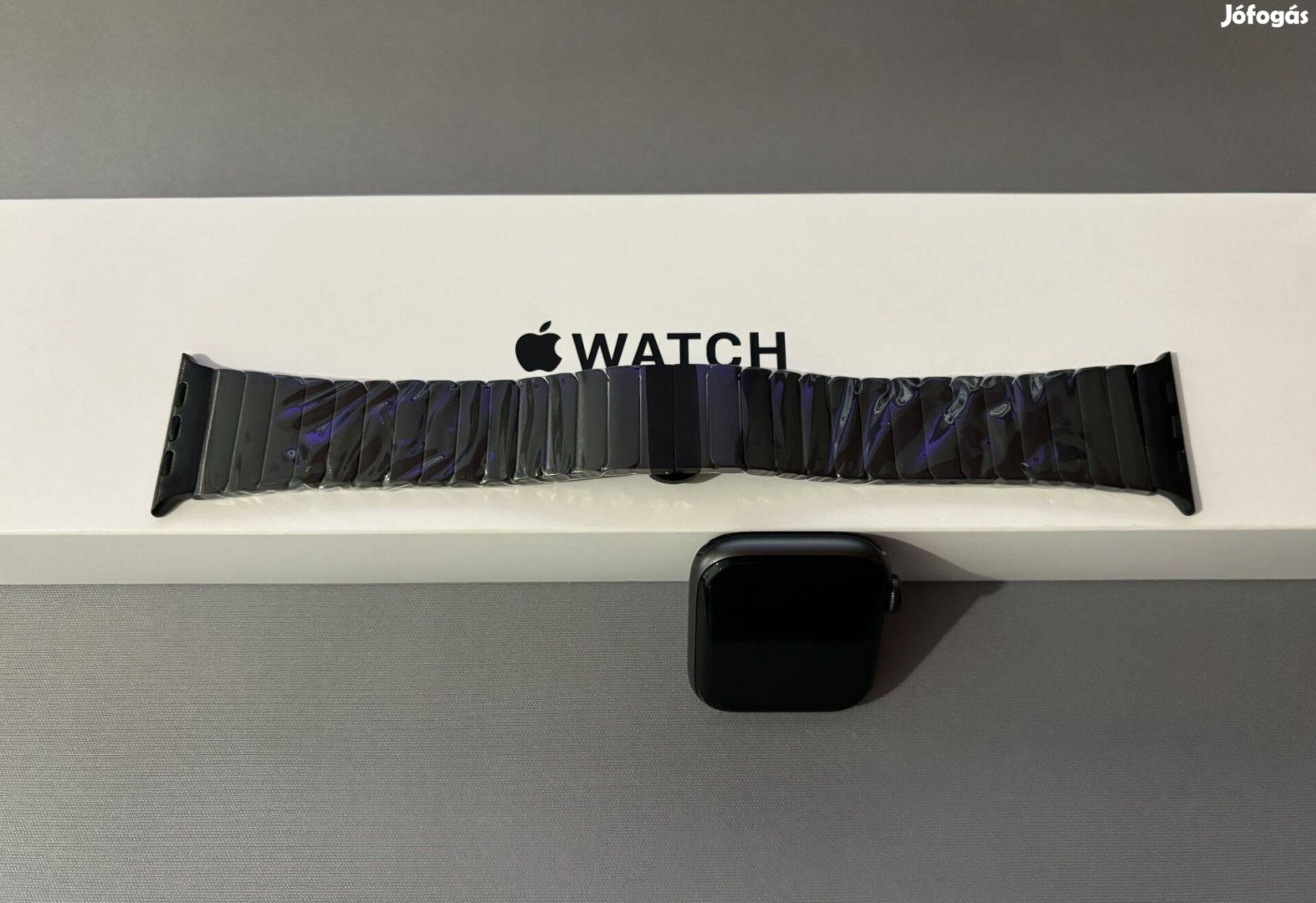 Apple Watch Rozsdamentes Acél Szíj (Space Grey 42,44,45 és 49mm)