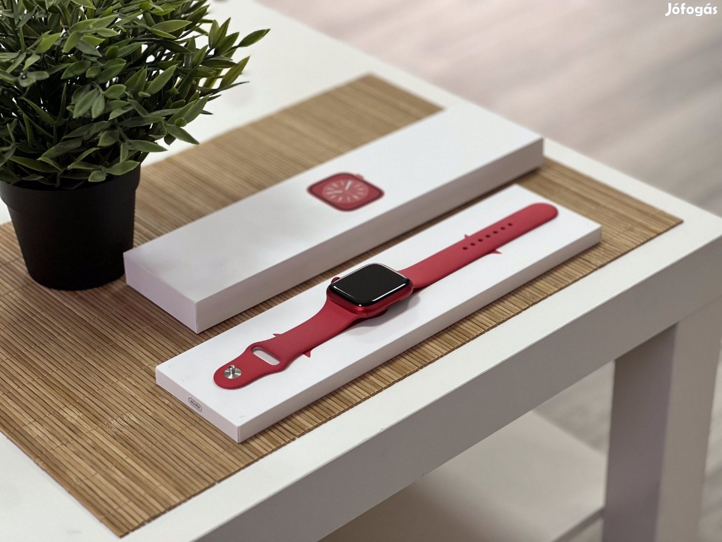 Apple Watch S8 Red 45MM 1 ÉV Garanciával Számlával