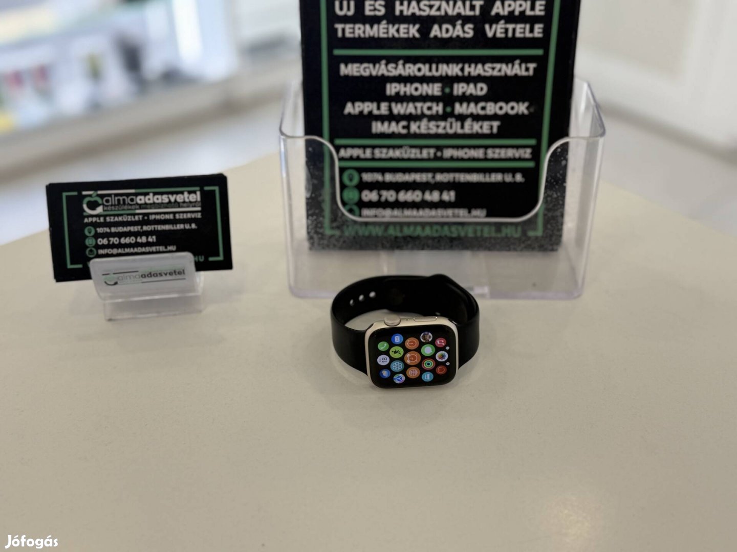 Apple Watch SE 2022 44mm Hibátlan/1 hónap gar./Akku 100%/p3940