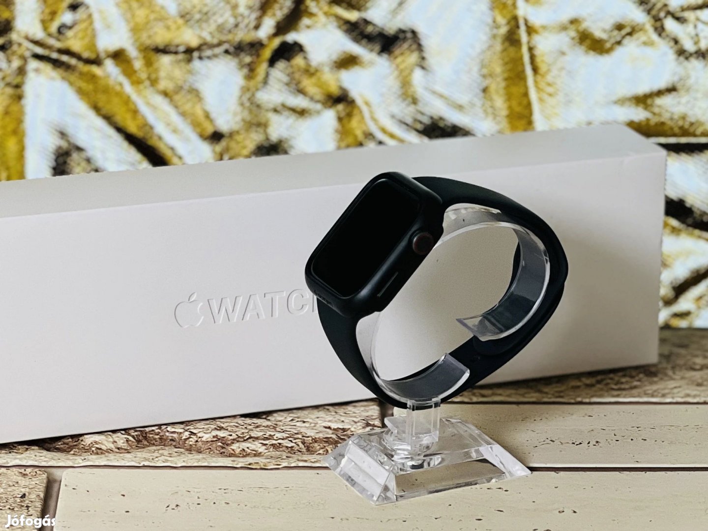 Apple Watch Series 6 Cellular 44mm Space Gray szép állapotú - 12 HÓ