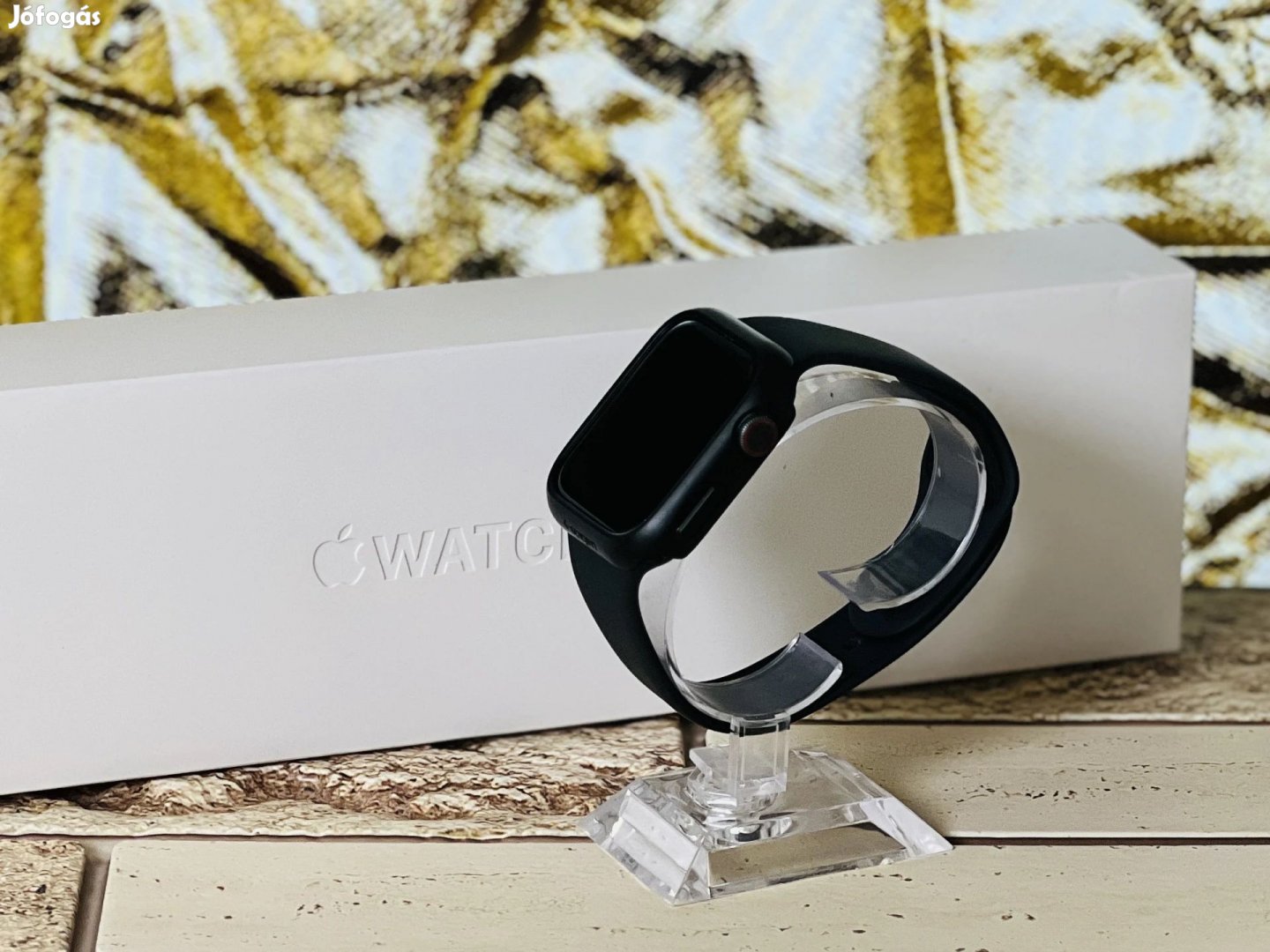 Apple Watch Series 6 Cellular 44mm Space Gray szép állapotú - 12 HÓ