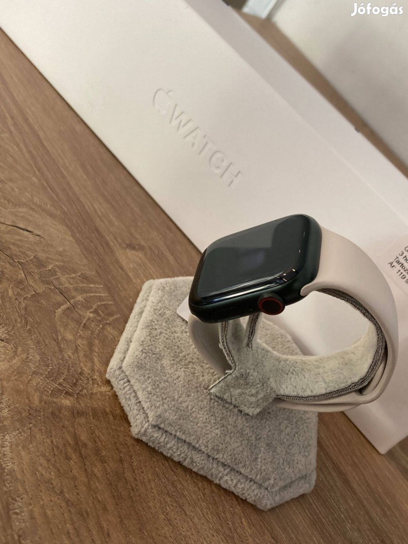 Apple Watch Series 7 41mm Black Fekete GPS+Cellular Használt