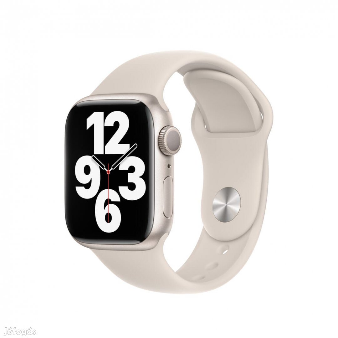 Apple Watch Series 7 41mm  - Akku: 86% - Szín: Ezüst