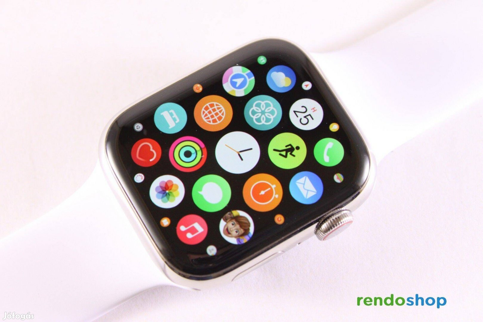 Apple Watch Series 8 Acél 45mm GPS+Cell +12 hónap garancia - rendoshop