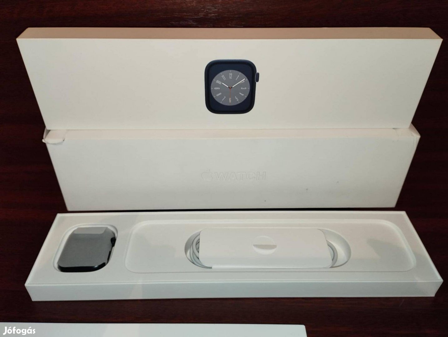 Apple Watch Series 8 GPS 41mm éjfekete Új