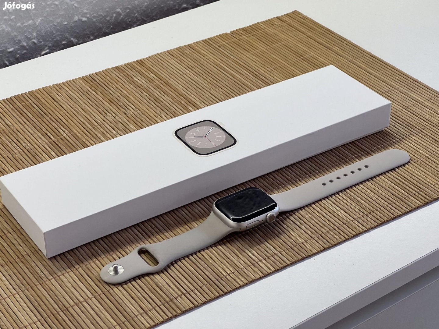 Apple Watch Series 8 Star Light 41mm 2 ÉV Garanciával Számlával