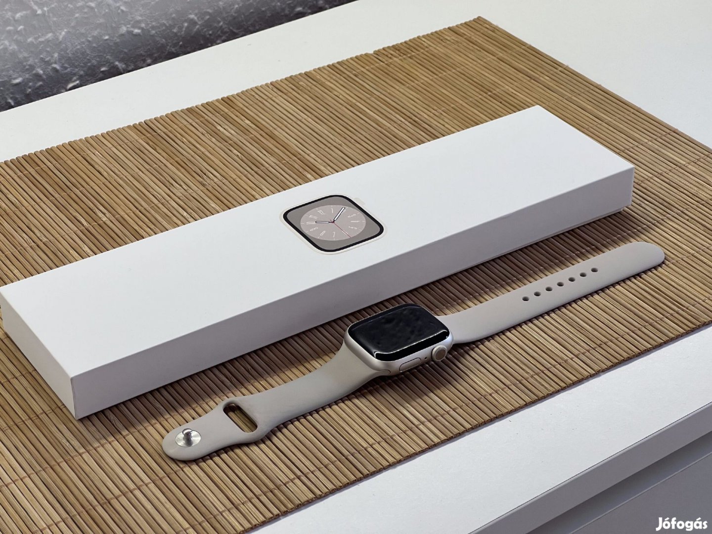 Apple Watch Series 8 Star Light 41mm 2 ÉV Garanciával Számlával