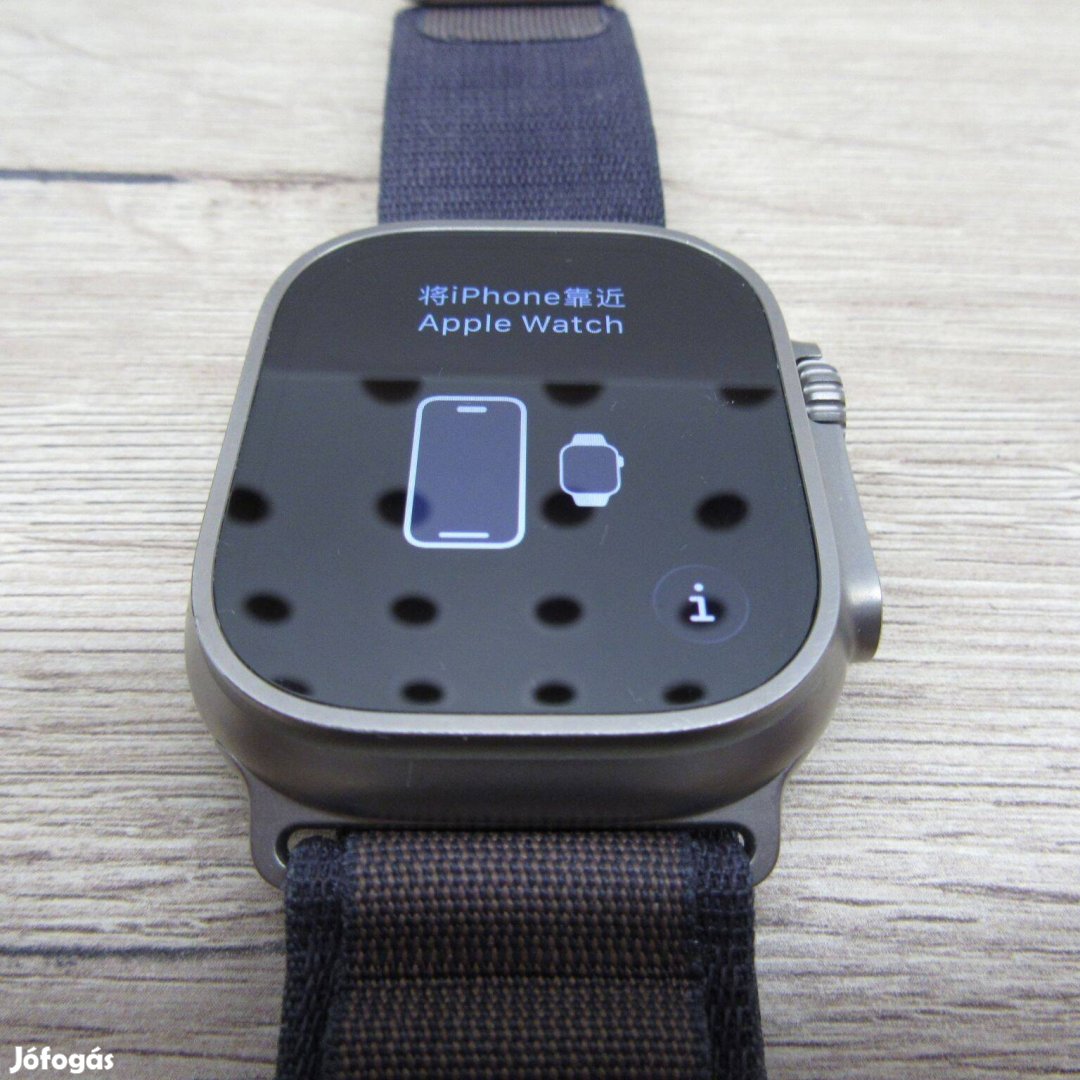 Apple Watch Ultra 2 49mm Zafír üveg megkímélt 100 akku
