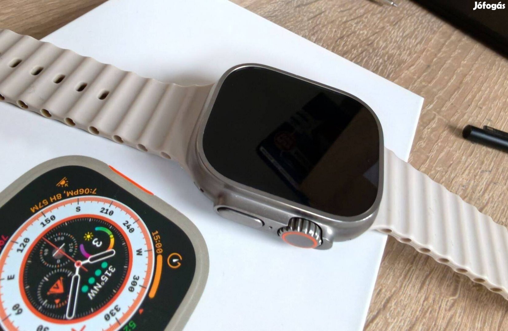 Apple Watch Ultra 49mm Titanium Green - Új állapot - Csere