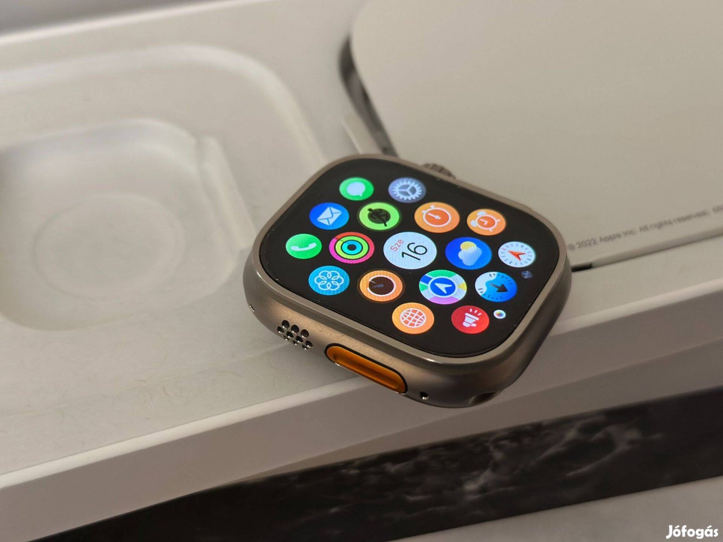 Apple Watch Ultra , 49MM, Makulátlan, dobozában, összes tartozékkal