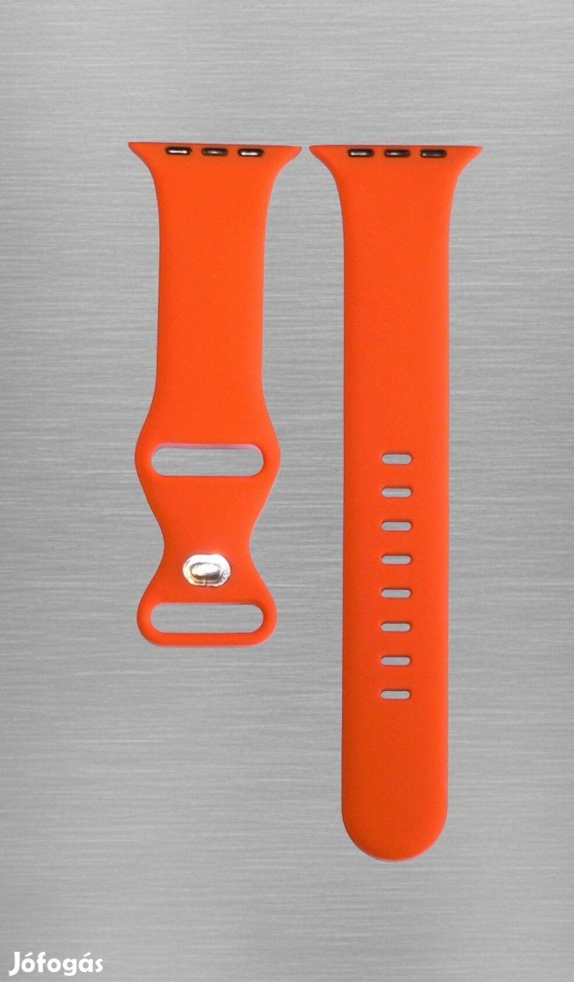 Apple Watch szilikon szíj 4244454649 - narancssárga