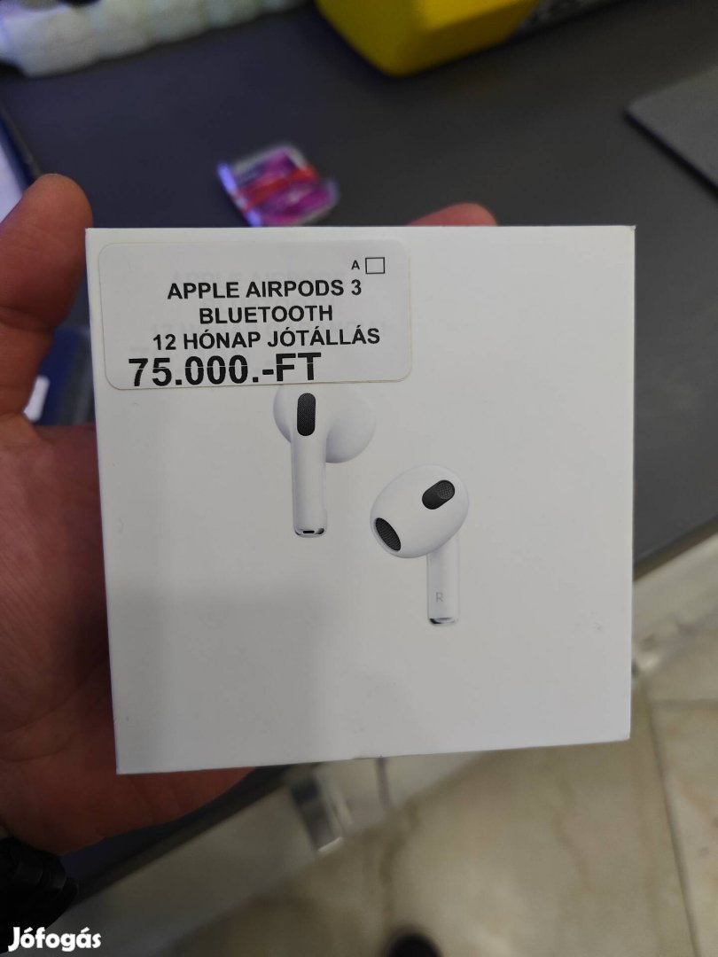 Apple airpods 3 12hó jótállás