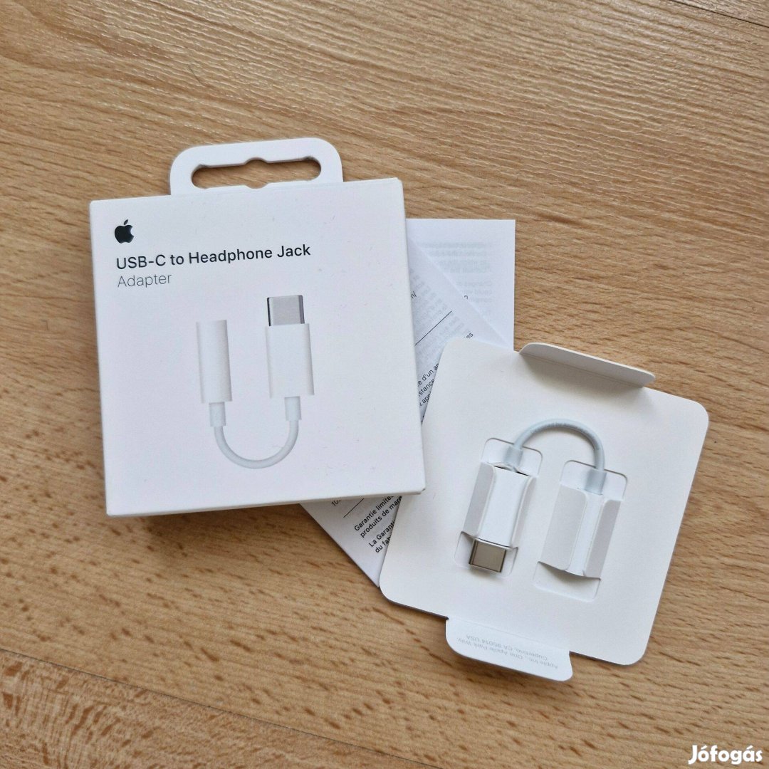 Apple fejhallgató adapter (3.5 Jack - USB-C)