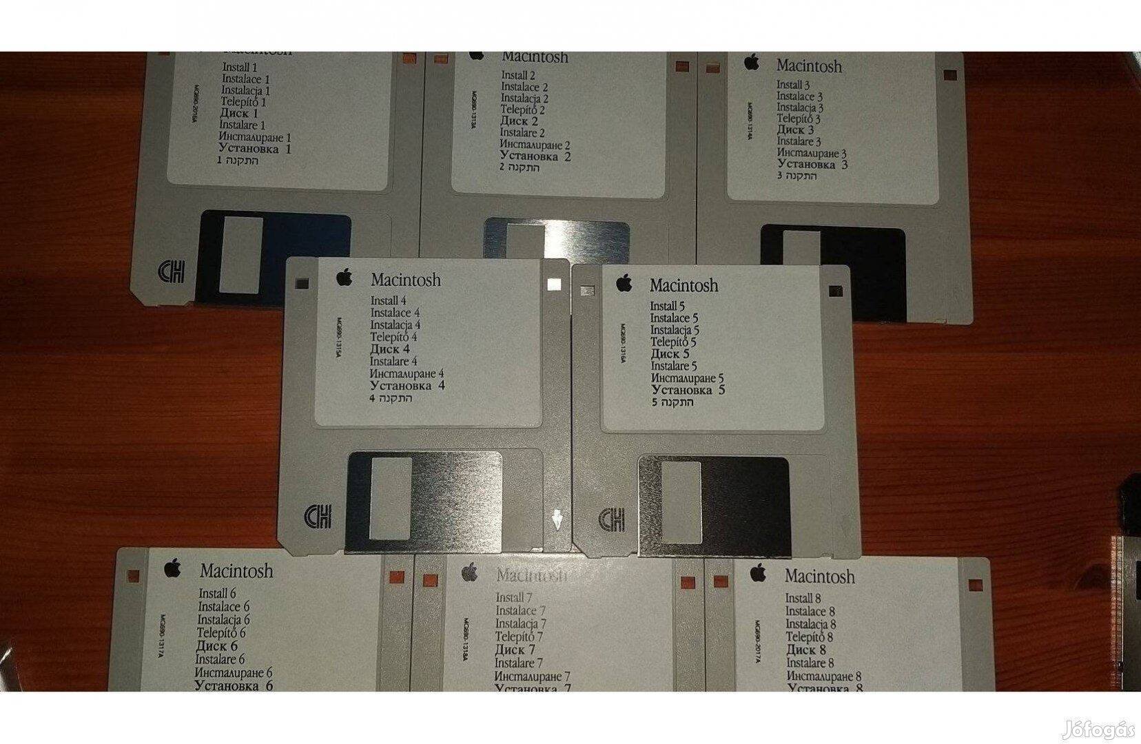 Apple floppy telepítő 1992