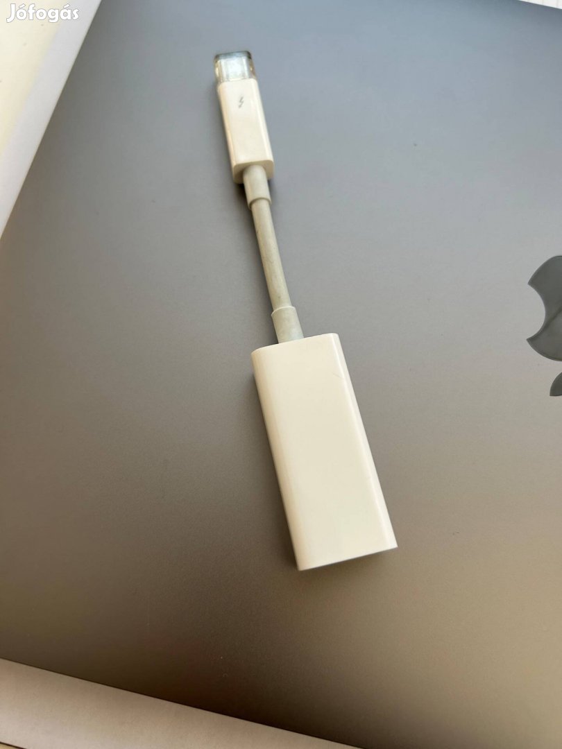 Apple gyári Thunderbolt gigabites Ethernet átalakító adapter (MD463Z