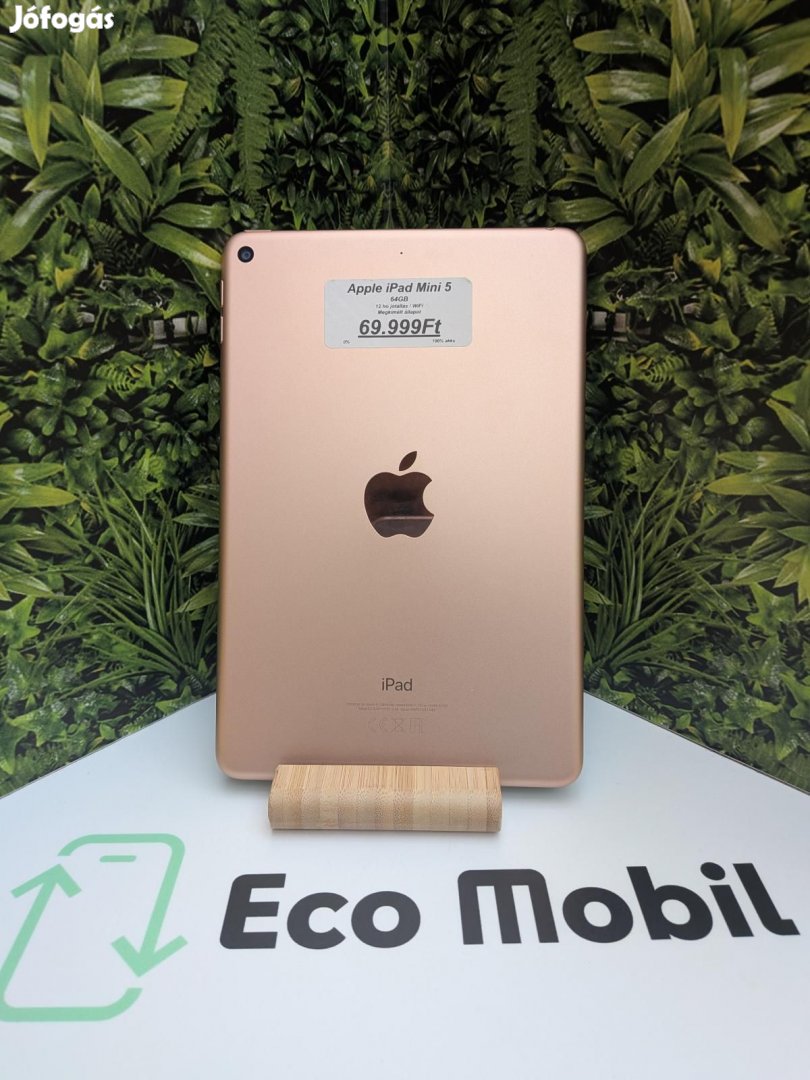 Apple iPad mini 5 Wi-Fi 64 GB, 12 hó garancia