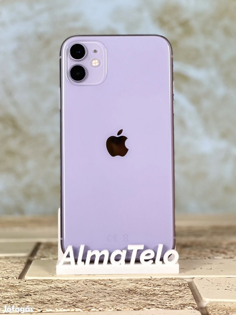 Apple iPhone 11 128 GB Purple - 100% Akku