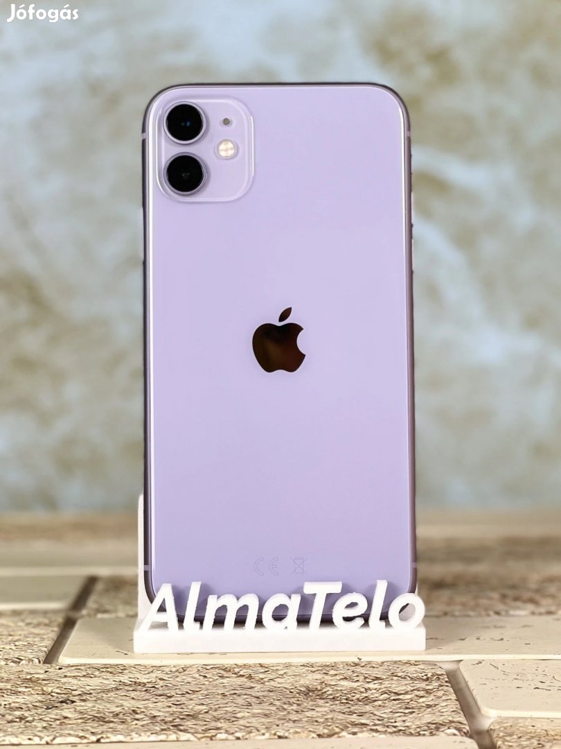 Apple iPhone 11 128 GB Purple - 100% akku