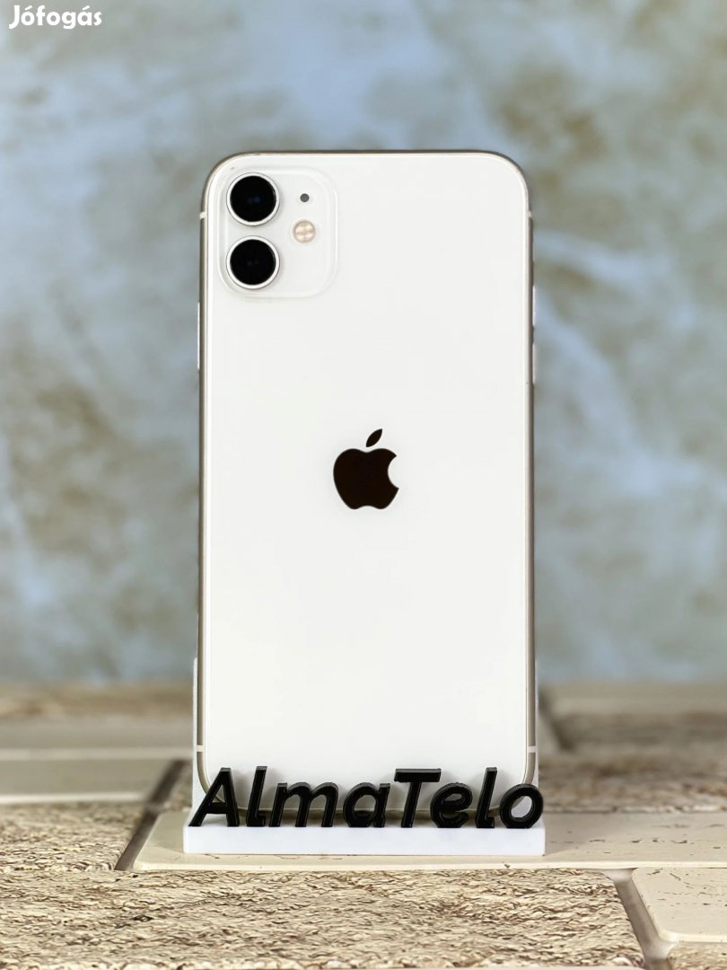 Apple iPhone 11 64 GB White - 100% Akku