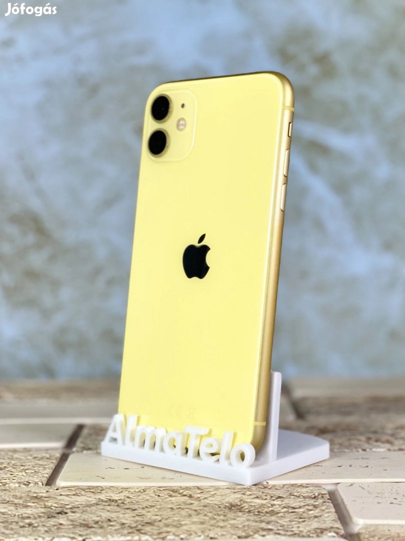 Apple iPhone 11 64 GB Yellow - 100% akku