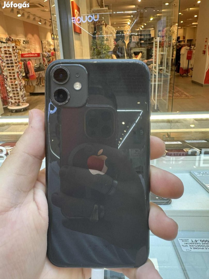 Apple iPhone 11 Kártyafüggetlen 64 GB, 12 hó garancia