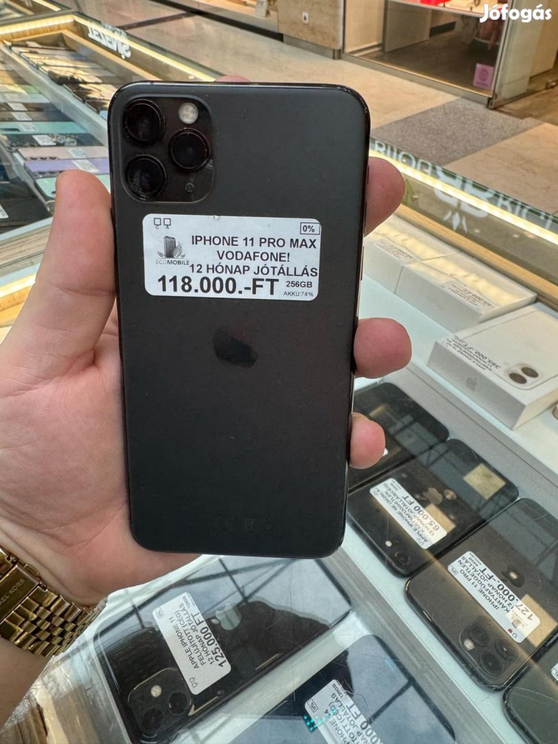 Apple iPhone 11 Pro Max Vodafone 256 GB, 12 hó garancia