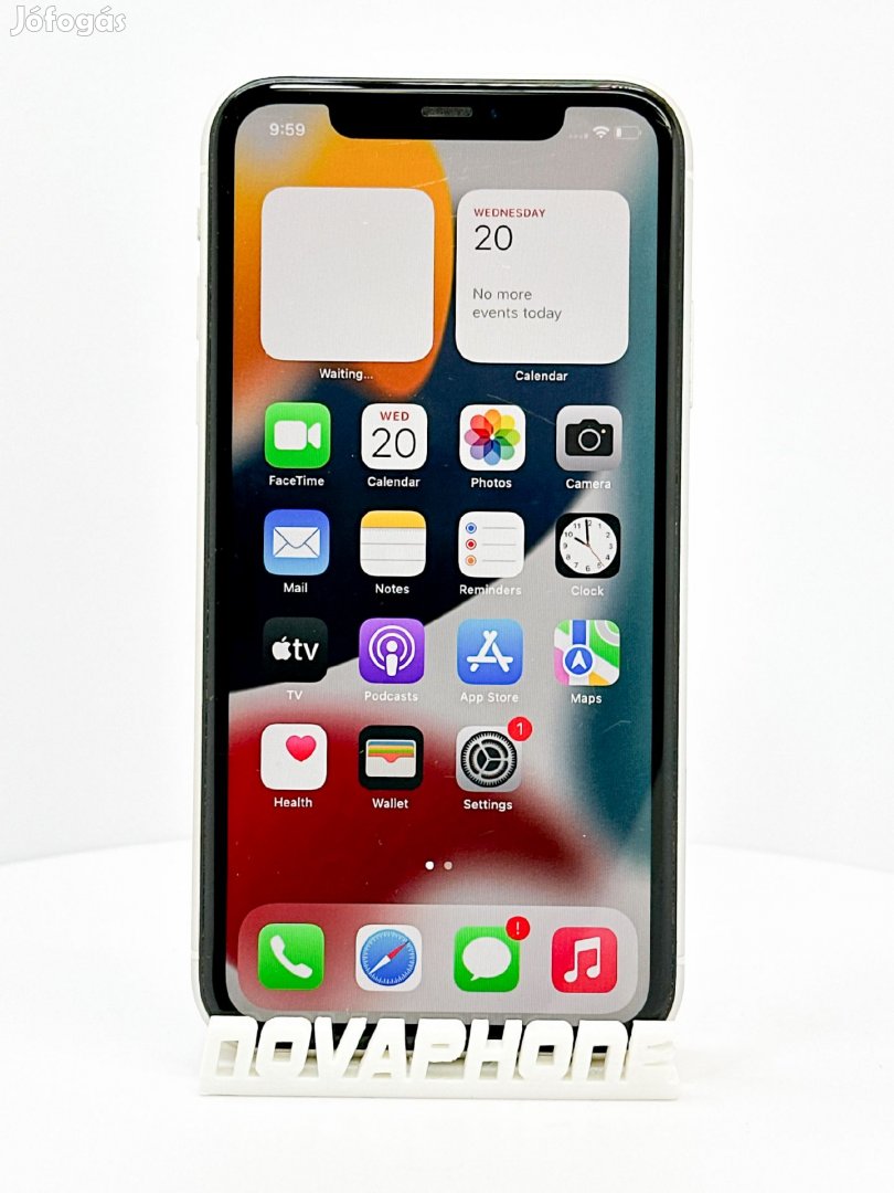 Apple iPhone 11 (128GB)  - Akku: 100% - Szín: Fehér