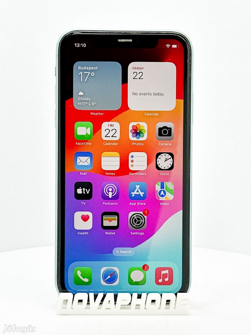 Apple iPhone 11 (128GB)  - Akku: 100% - Szín: Zöld