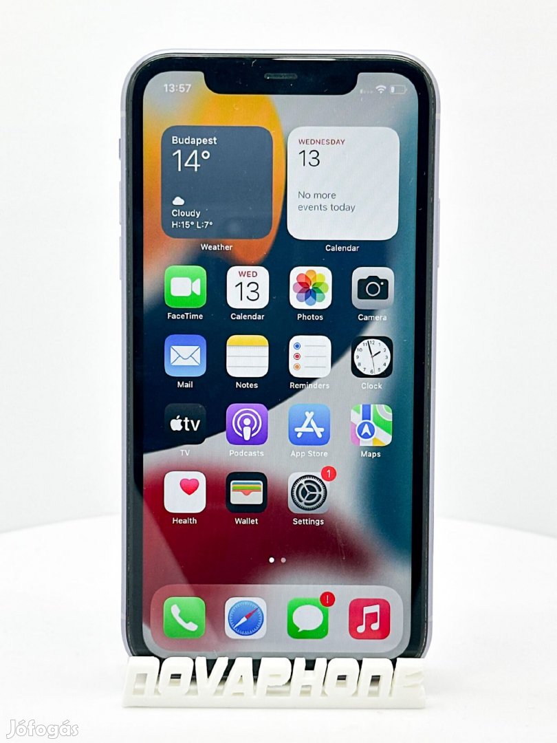 Apple iPhone 11 (64GB)  - Akku: 100% - Szín: Lila