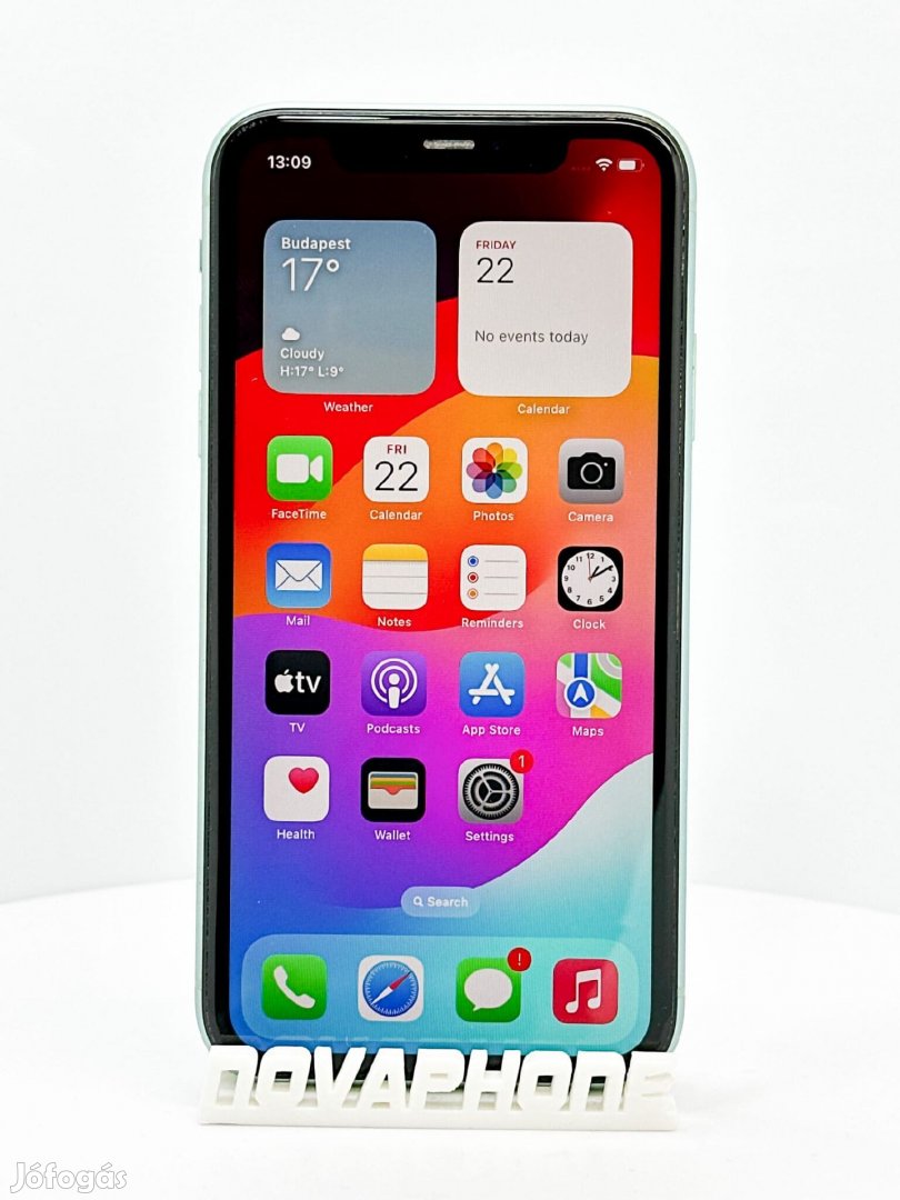 Apple iPhone 11 (64GB)  - Akku: 100% - Szín: Zöld