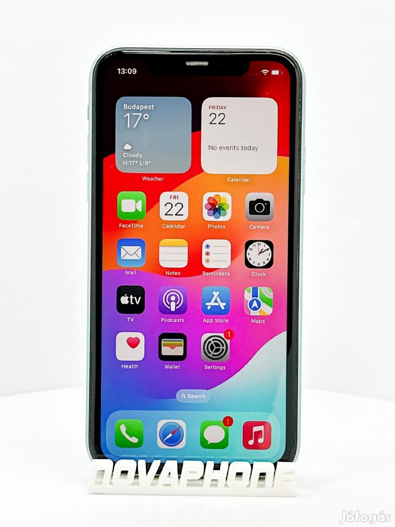 Apple iPhone 11 (64GB)  - Akku: 100% - Szín: Zöld