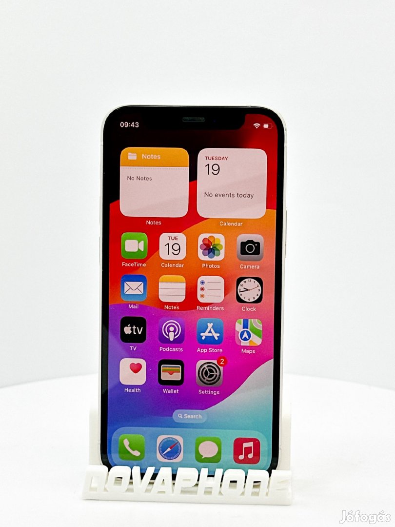 Apple iPhone 12 Mini (64GB)  - Akku: 100% - Szín: Fehér
