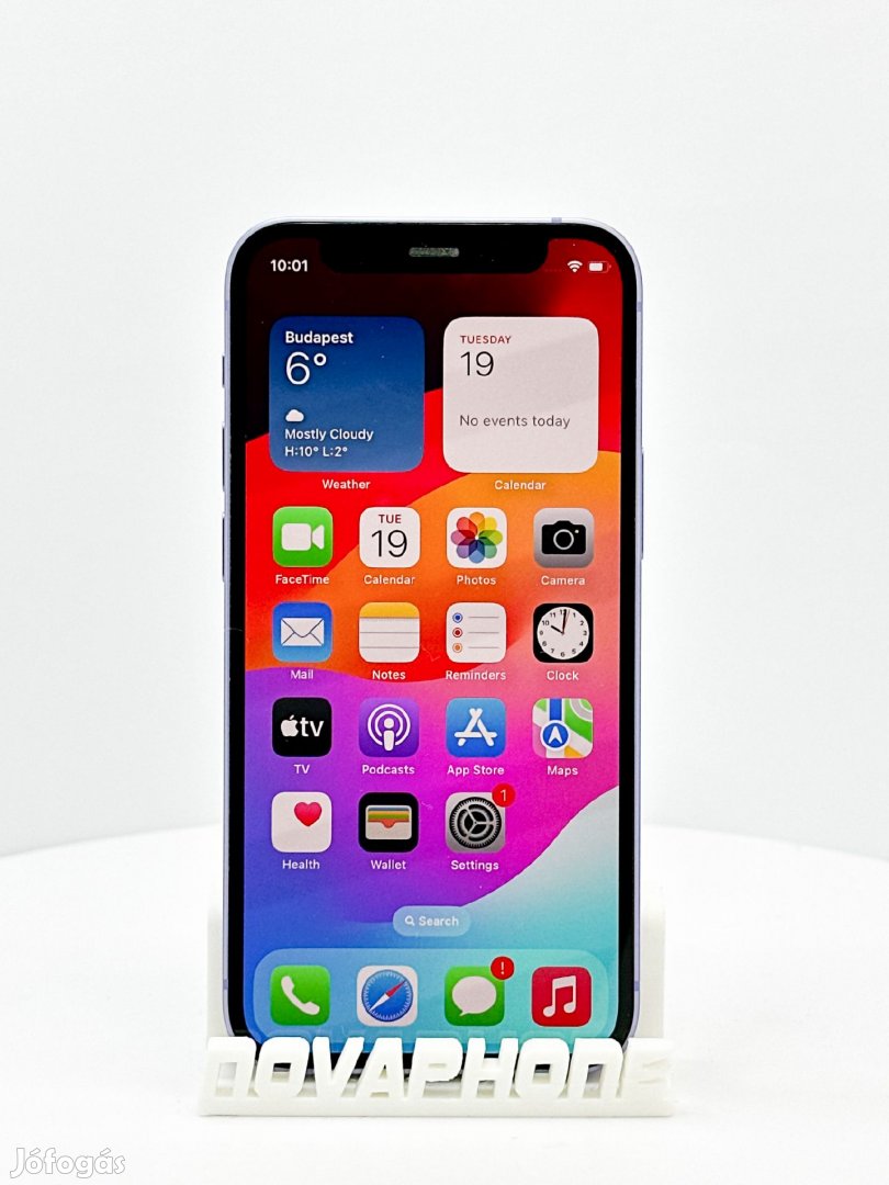 Apple iPhone 12 Mini (64GB)  - Akku: 100% - Szín: Lila