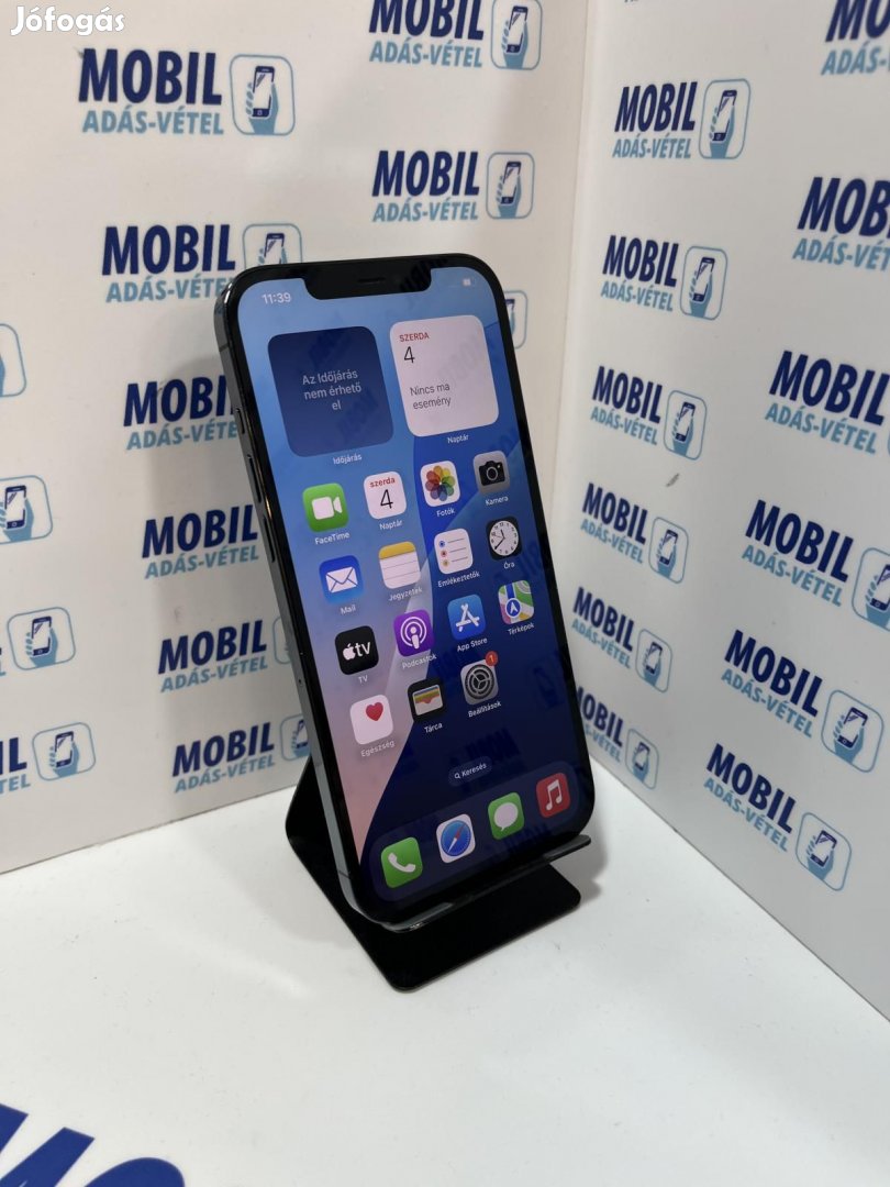 Apple iPhone 12 Pro Max Kártyafüggetlen 128 GB, 12 hó garancia