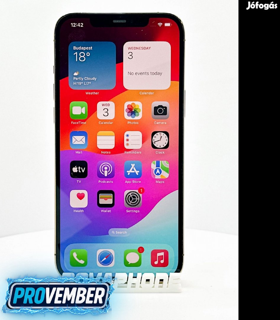 Apple iPhone 12 Pro Max (128GB)  - Akku: 100% - Szín: Szürke