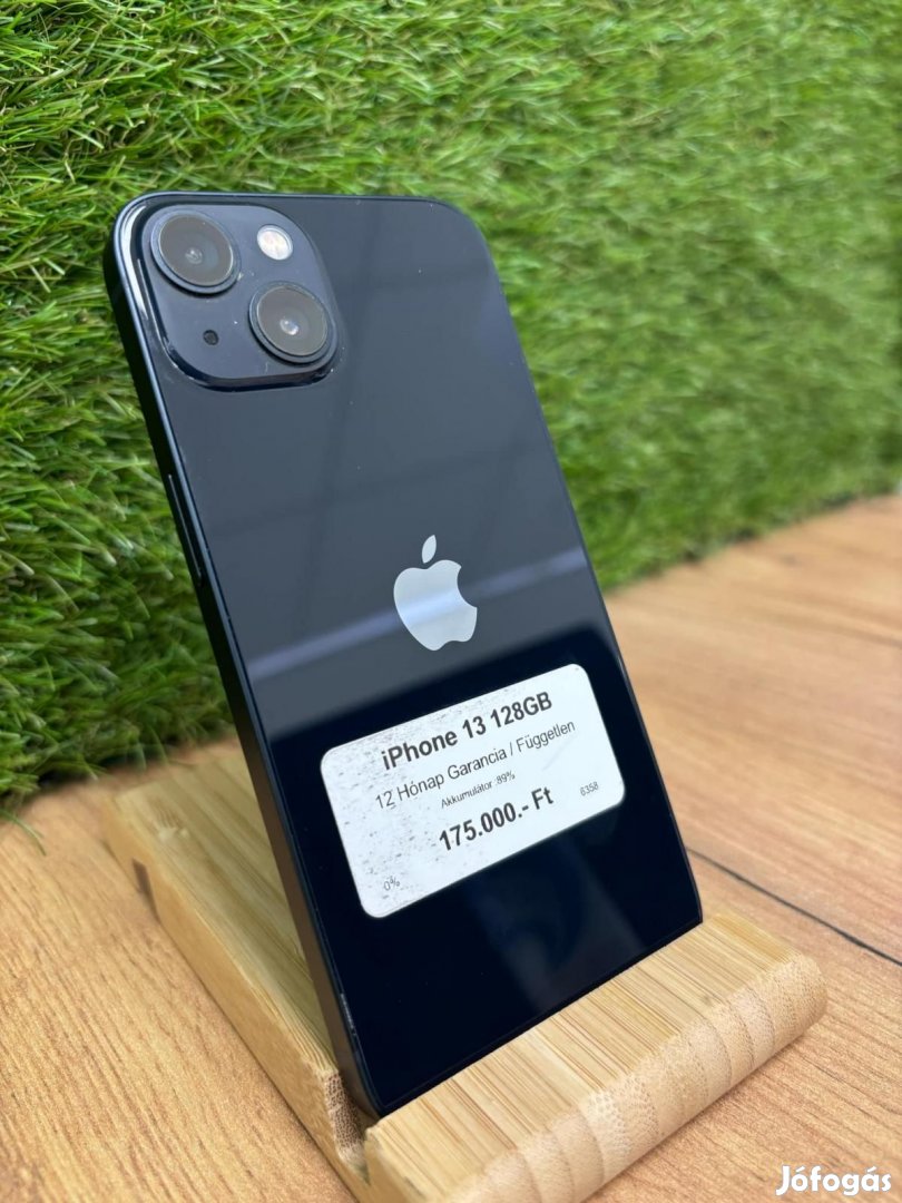 Apple iPhone 13 Kártyafüggetlen 128 GB, 12 hó garancia