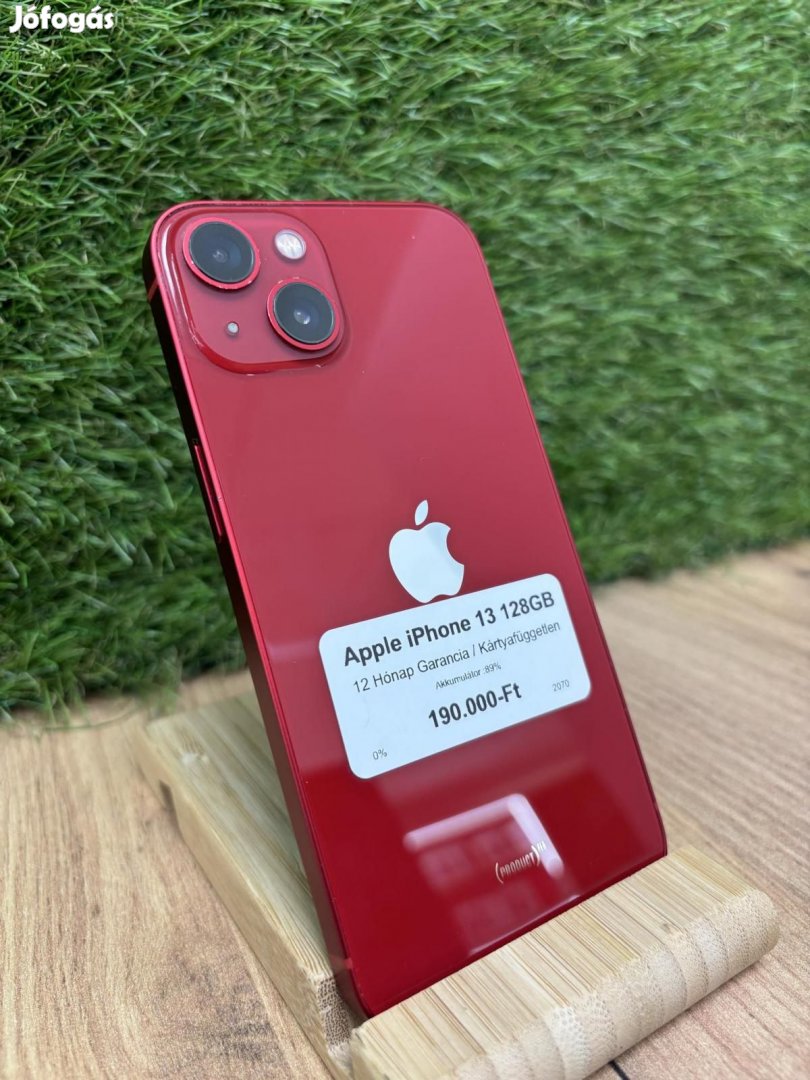 Apple iPhone 13 Kártyafüggetlen 128 GB, 12 hó garancia