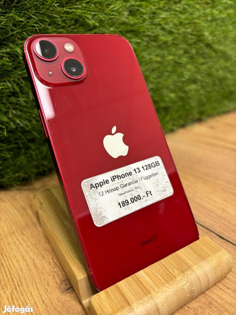 Apple iPhone 13 Kártyafüggetlen 128 GB, 12 hó garancia